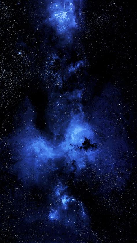 Dark Blue Space Wallpaper