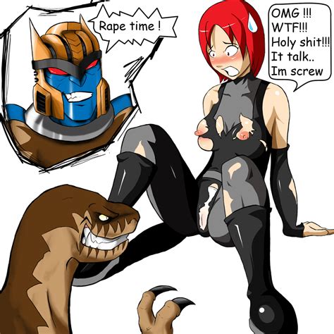 Rule 34 Artist Request Beast Wars Blush Crossover Defeated Dino