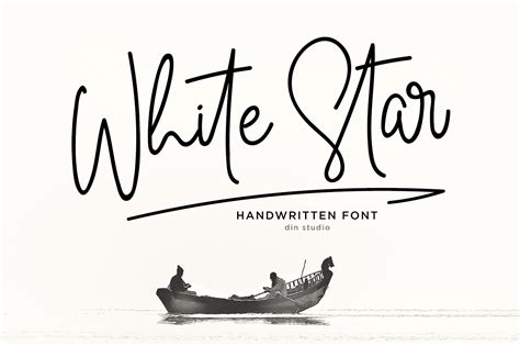 White Star Script Font By Din Studio · Creative Fabrica