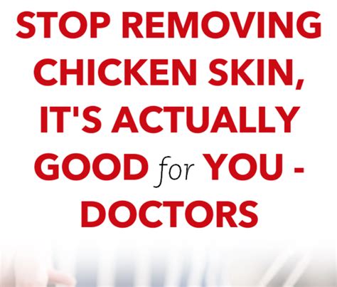 Eight Reasons Why Having Chicken Skin Is Actually Healthy Chicken India
