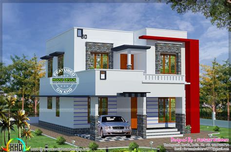 1690 Sq Ft Low Budget Modern Home Kerala Home Design And Floor Plans
