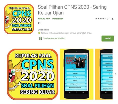 Katalog apk komunikasi dan sosial terlengkap untuk android. Download Aplikasi Cat CPNS Gratis untuk PC, Android, dan ...