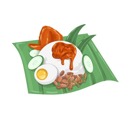 Nasi Lemak Illustration 22941465 Png