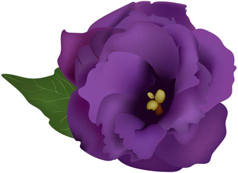 Purple Flowerpng Transparent Clip Art Image Art Images Clip Art