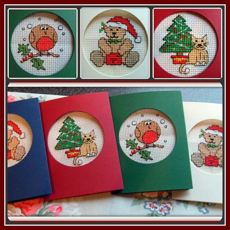 Kandipandi Cross Stitch Christmas Cards