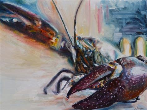 Crayfish Two By Michelle Parsons In 2019 Fish Art Art Painting