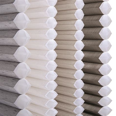 China Energy Efficient Stripe Cellular Shades Fabric For Home