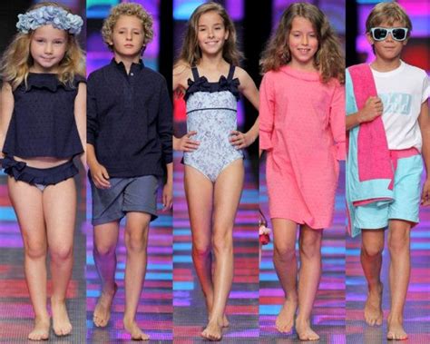 Moda Infantil Gran Canaria Swimwear Fashion Week Vestidos Cortos Para