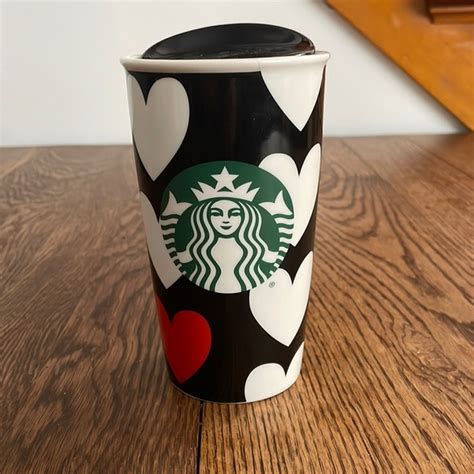 Starbucks Kitchen Starbucks Ceramic Travel Mug Poshmark