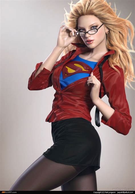 Super Girl 3d Artwork By Jungwon Park 1 Preview