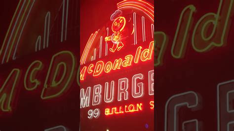 Vintage Mcdonalds Neon Sign Muncie Youtube
