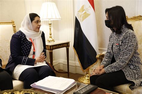 رئيسة القومي للمرأة تلتقي وزيرة شئون المرأة في أفغانستان مصراوى