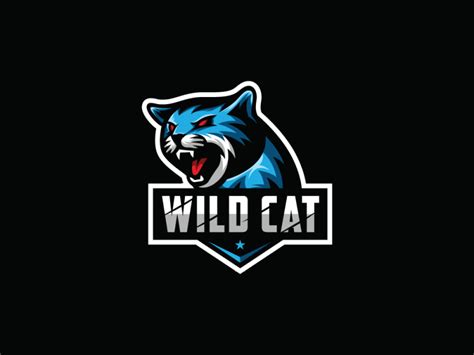 Wild Cat Esport Wild Cats Cat Vector Animal Logo