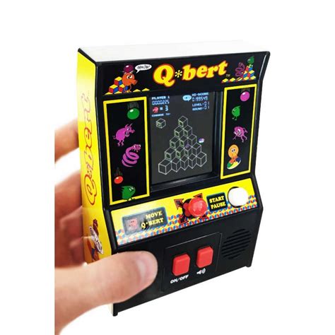 Qbert Electronic Mini Arcade Game Classic Retro Console