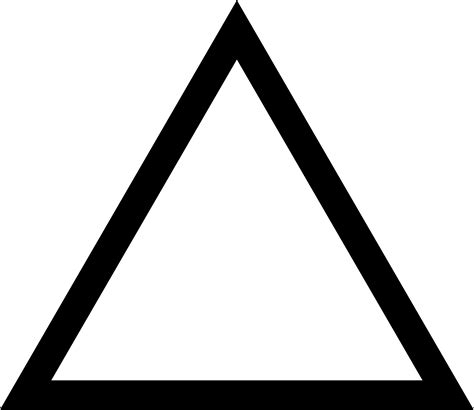 Triangle Outline Png Png Image Collection