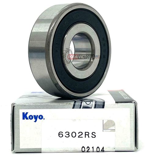 Koyo 6302 Rs Deep Groove Radial Ball Bearing 15x42x13mm One Side Open