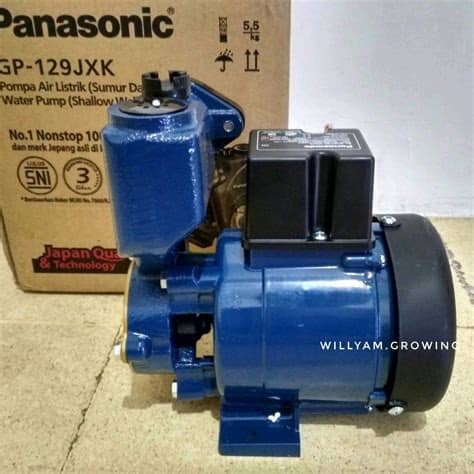 Harga mesin pompa air sanyo, harga pompa air shimizu, pompa air semi jet pump daya hisap 20 meter, merk pompa air yang bagus dan awet, merk pompa air terbaik. HARGA DISKON Panasonic Pompa Air Manual 125 Watt. GP-129 ...