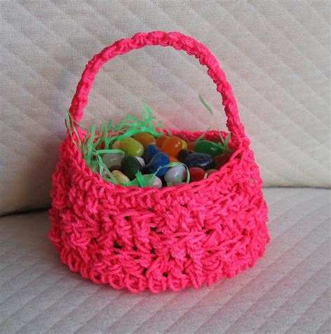 Crochet Easter Basket Crochet Pattern By Many Creative Ts Crochet