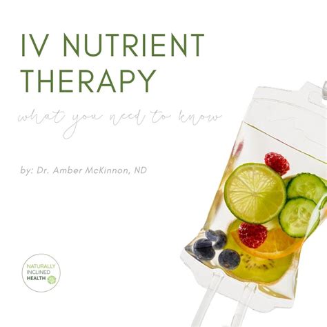 Iv Nutrient Therapy What You Need To Know