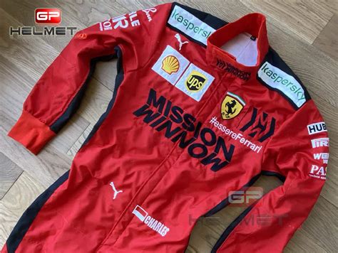 We did not find results for: Charles Leclerc 2020 replica Racing Suit Ferrari F1 | The GPBox