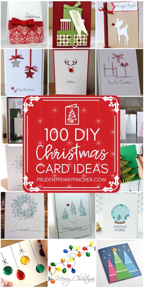 100 Best Diy Christmas Cards Prudent Penny Pincher