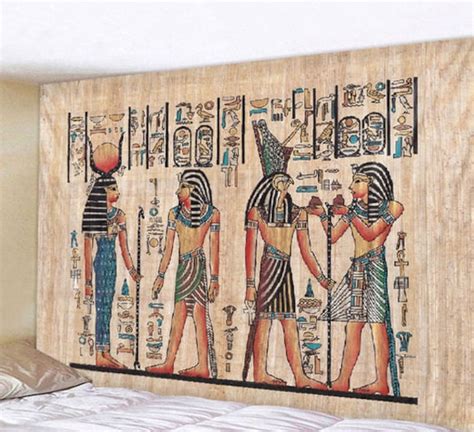Ancient Egypt Tapestry Wall Hanging Printed Hippie Egyptian Etsy Australia