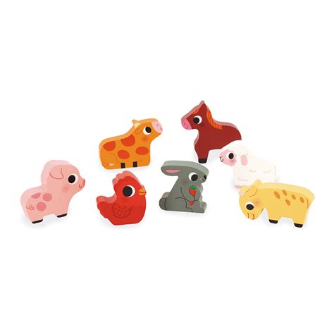 Puzzle Granja Chunky Piezas Puzzles De Madera Primera Infancia