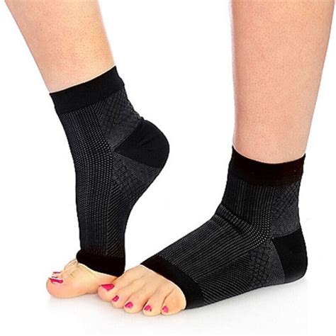 Foot Plantar Fasciitis Arch Support Compression Socks Ankle Heel Brace