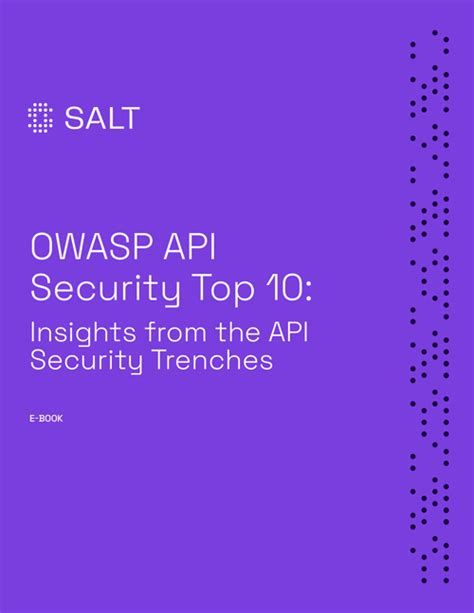 Details Of The Owasp Api Security Top 10