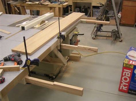 Folding Sliding Table Saw Extension Wing By Screwge Lumberjocks