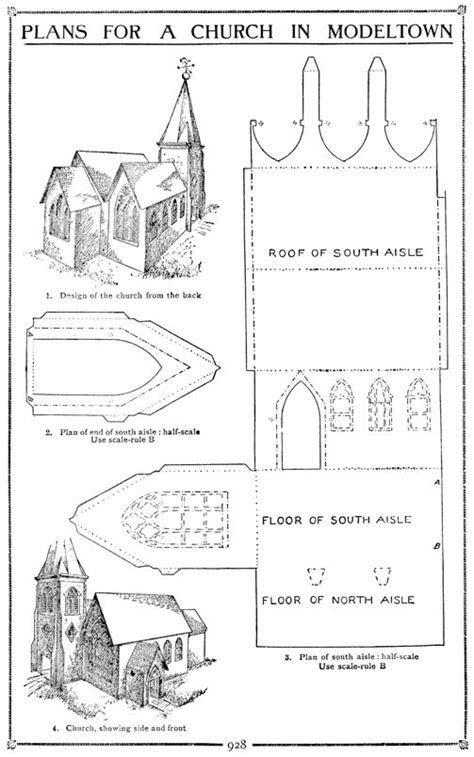 Free Printable Paper Church Template Printable Templates