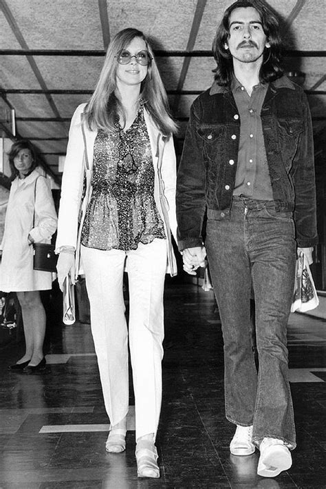 Thateventuality Pattie Boyd And George Harrison Departing From