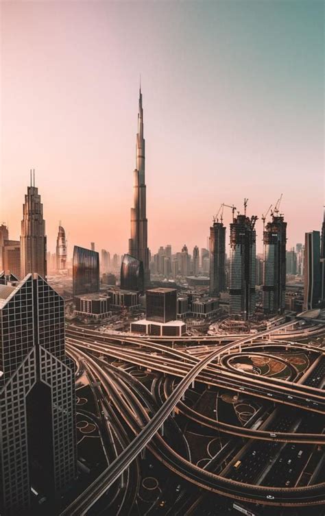 4k Iphone X Wallpaper Dubai Skyline Cityscape Skyscrapers