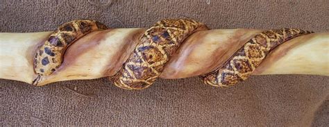 Western Diamondback Rattlesnake Wood Carving Patterns