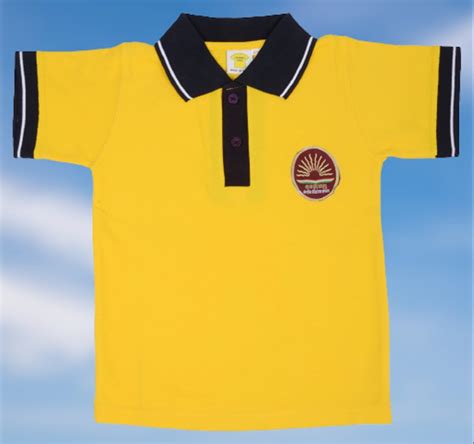 Summer Cotton Kids School Uniform T Shirt Size Small Rs 175 Piece