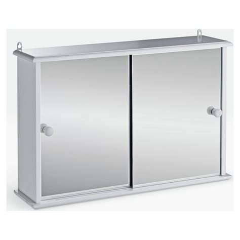 Small metal bathroom cabinets with doors. Buy HOME Sliding Door Bathroom Cabinet - White at Argos.co ...