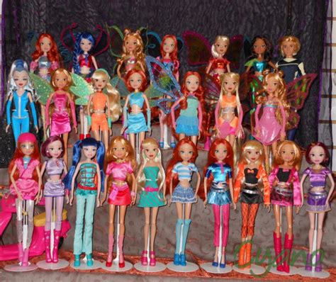 Cyano Barbie Dolls And Reroots Winx Club Doll Collection