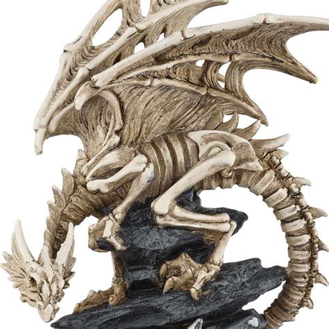 Dragon Statue Skeleton Dragon Statue