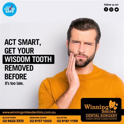 Wisdom Tooth Extraction Removal Parramatta Castle Hill Winning