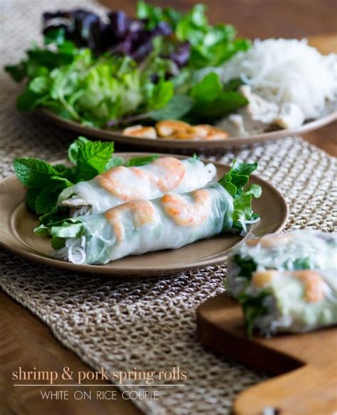 They are packed with marinated veggies, juicy shrimp and. Vietnamese Fresh Spring Rolls Recipe or Summer Rolls with ...