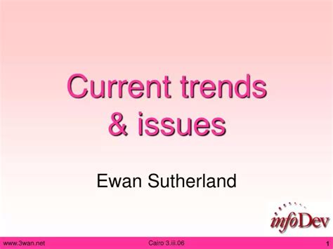 Ppt Current Trends And Issues Powerpoint Presentation Free Download