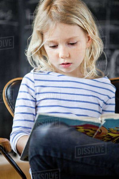 Child Reading Stock Photo Dissolve