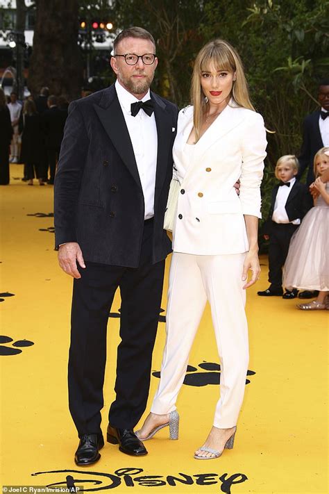 The Lion King Guy Ritchie And Wife Jacqui Make A Glamorous Red Carpet