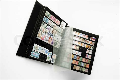 Stamp Album Stock Image Colourbox