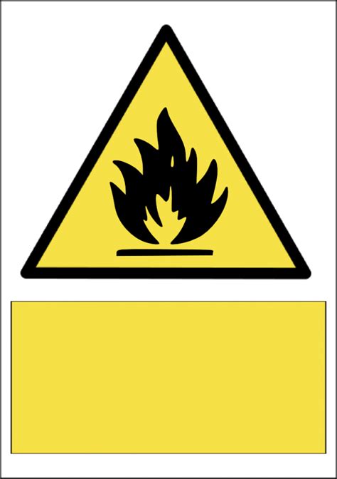 Flammable Sign Clipart Best