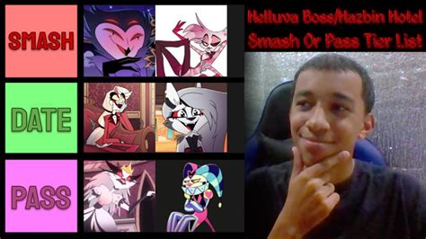 The Helluva Boss Hazbin Hotel Smash Or Pass Tier List Youtube