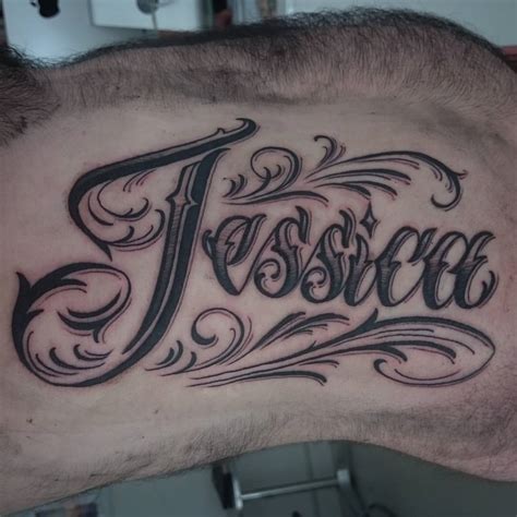 Jessica Name Tattoo