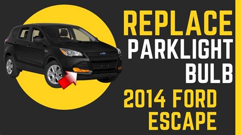 How to Replace a Park Light Bulb On Your 2014 Ford Escape - YouTube