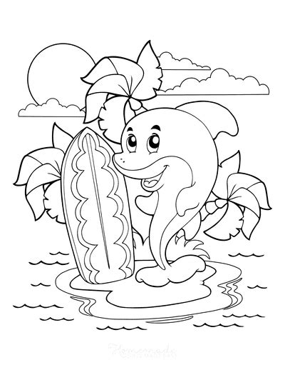 summer coloring pages  printables  kids adults