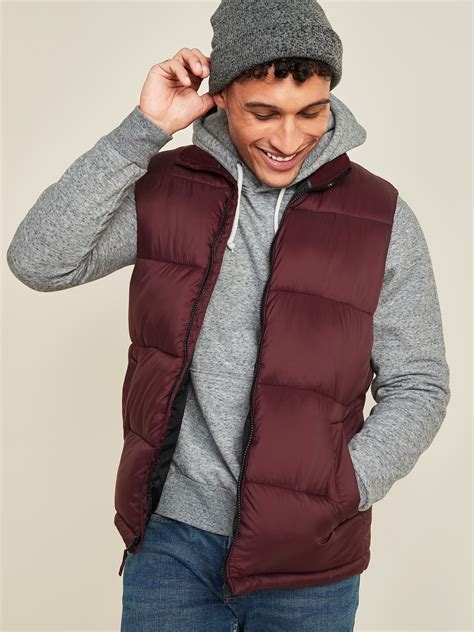 Frost Free Quilted Puffer Vest For Men Old Navy In 2021 Quilted Puffer Vest Mens Puffer